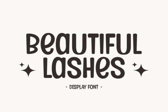 Beautiful Lashes Font